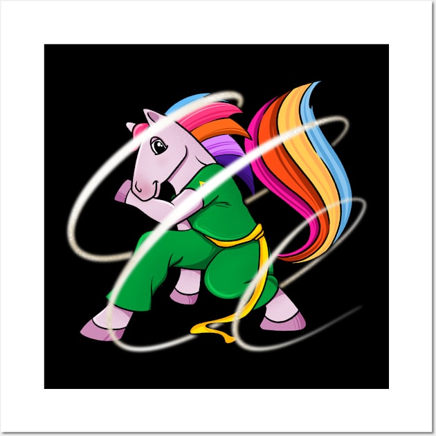 Unicorn Capoeira Wall Art by LetsBeginDesigns